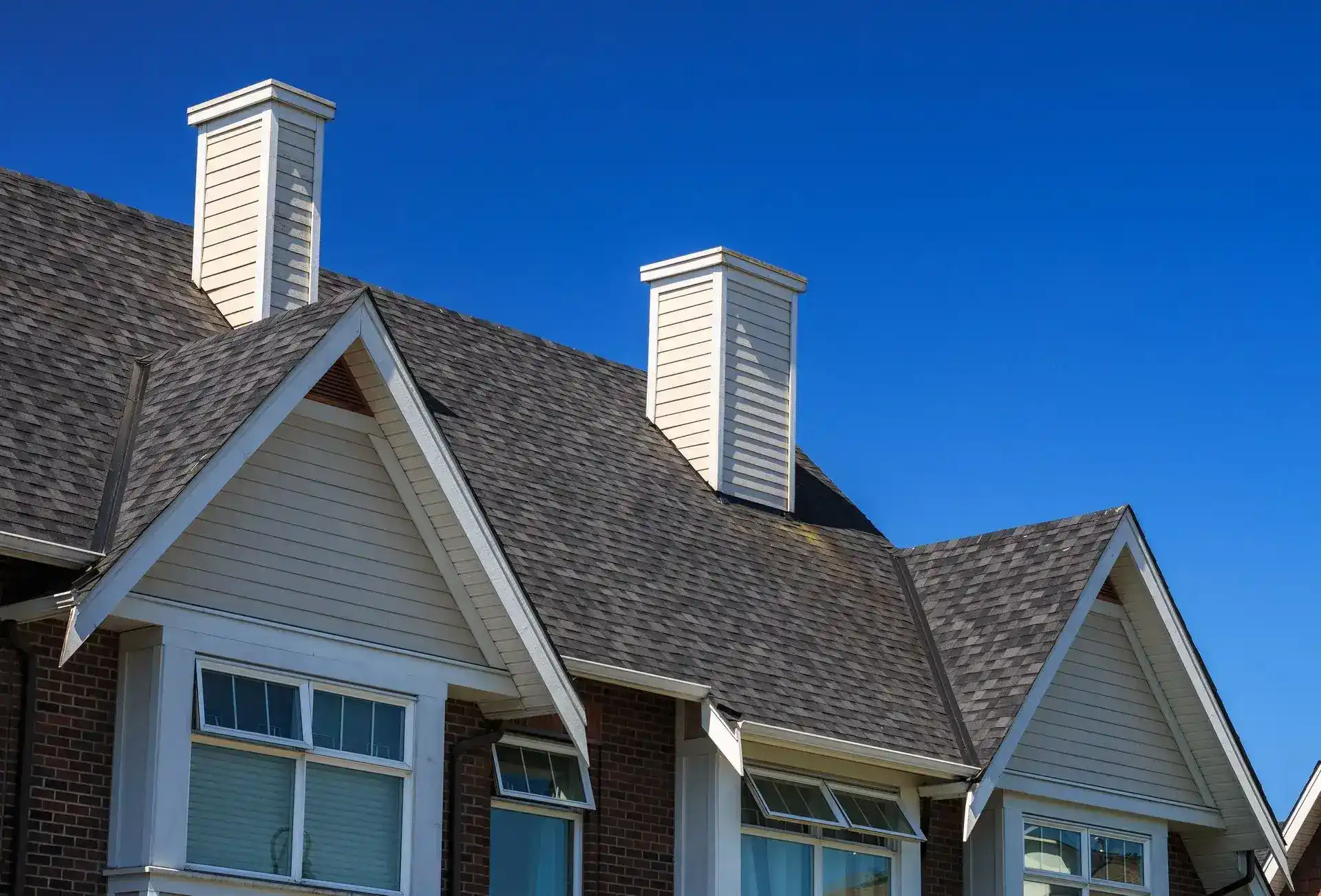 Completed residential roof installation on a Colorado home